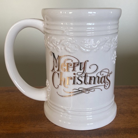 Christmas Stein 20 Oz Pre owned Exc Shape - Picture 3 of 8